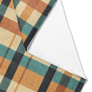 Brenton Plaid Taupe Teal Mockup Fleece Fold