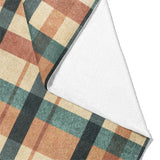 Brenton Plaid Taupe Teal Mockup Fleece Fold