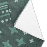 Durand Deep Turquoise Mockup Fleece Fold