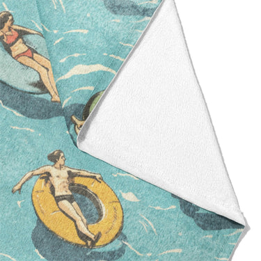 Lazy River Mockup Fleece Fold