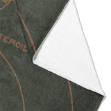 Solar System Forest & Rust Mockup Fleece Fold