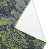 Jonah Navy & Chartreuse Mockup Fleece Fold