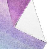 Imogen Watercolor Blue & Purple Ombre Mockup Fleece Fold