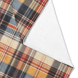 MacPherson Plaid Navy & Gold Mockup Fleece Fold
