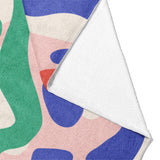 Concetta Pink Green & Purple Mockup Fleece Fold