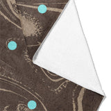 Acid Burn Brown & Carolina Blue Mockup Fleece Fold