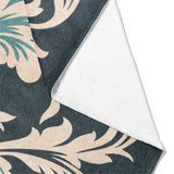 Aubrey Navy & Teal Mockup Fleece Fold