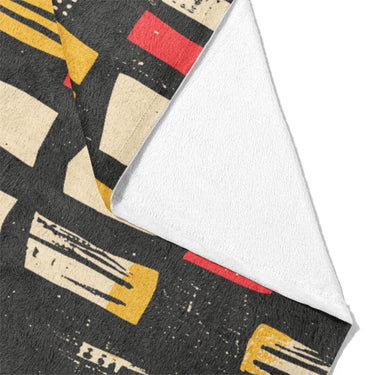 Milo Black Red & Yellow Mockup Fleece Fold