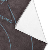 Solar System Burgandy & Powder Blue Mockup Fleece Fold