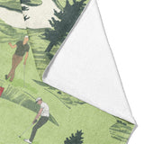 Out on the Links Mockup Fleece Fold