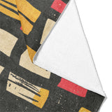 Milo Black, Red, & Yellow Mockup Fleece Fold