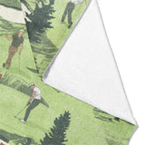 Out on the Links Mockup Fleece Fold