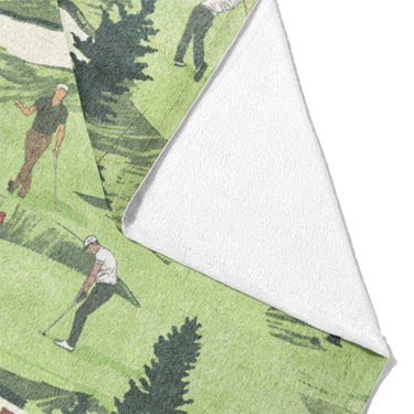 Out on the Links Mockup Fleece Fold