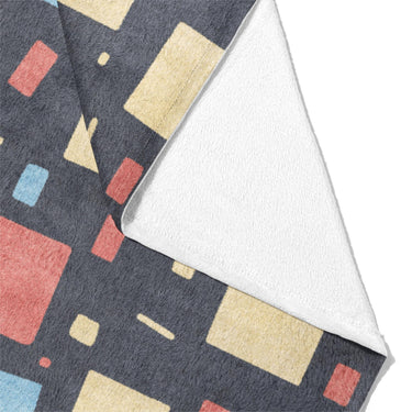 Geometric Confetti Twilight Mockup Fleece Fold