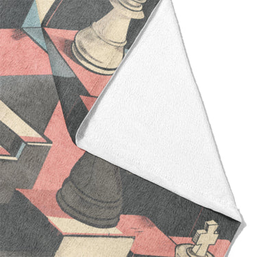 Harmon Surreal Chess Mockup Fleece Fold