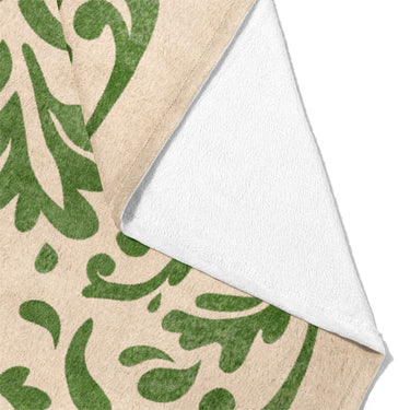 Floranna Ivory & Green Mockup Fleece Fold