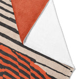 Charl Orange & Taupe Mockup Fleece Fold