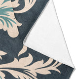 Aubrey Navy & Teal Mockup Fleece Fold