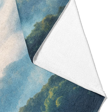 Blue Ridge Mountains Mockup Fleece Fold