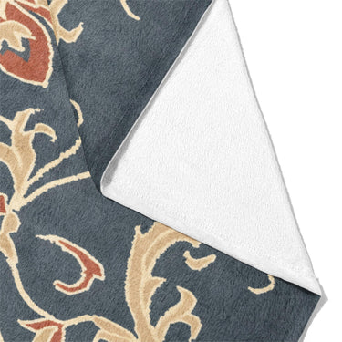 Francine Navy & Gold Mockup Fleece Fold