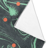 Acid Burn Teal & Orange Mockup Fleece Fold