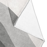 Sinuous Grey Monochrome Mockup Fleece Fold