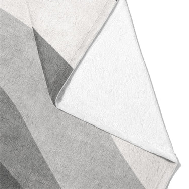 Sinuous Grey Monochrome Mockup Fleece Fold