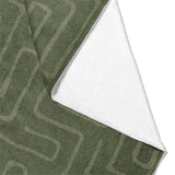 Terra Olive Green Mockup Fleece Fold