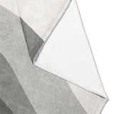 Sinuous Grey Monochrome Mockup Fleece Fold