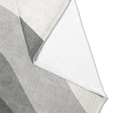 Sinuous Grey Monochrome Mockup Fleece Fold