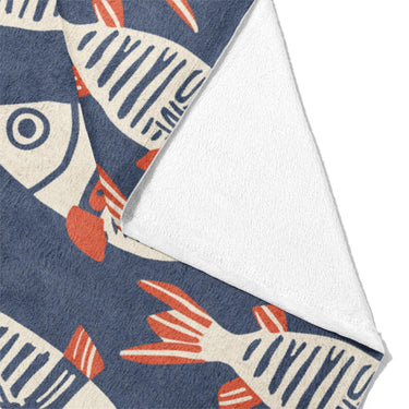 Tribal Fish Mockup Fleece Fold