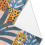 Tropical Cheetahs Mockup Fleece Fold