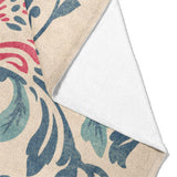 Beryl Blue & Red Mockup Fleece Fold