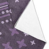 Durand Royal Purple Mockup Fleece Fold