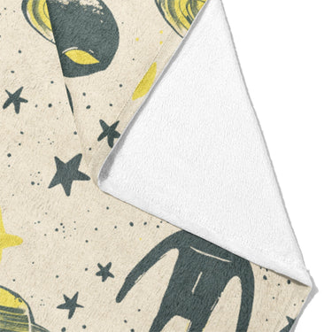 Space Aliens Mockup Fleece Fold