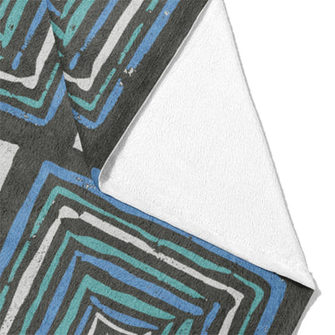 Diego Black & Blue Mockup Fleece Fold