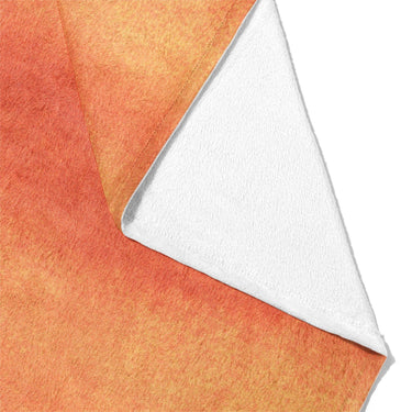 Ophelia Watercolor Fire Orange Balayage Mockup Fleece Fold