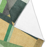 Baxter Green & Yellow Mockup Fleece Fold