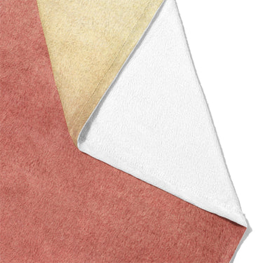 Kieran Watercolor Peach Ombre Mockup Fleece Fold