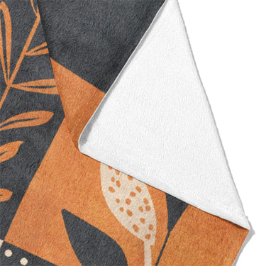 Midsummer Bloom Blue & Red Mockup Fleece Fold