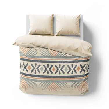 Loxcie Ivory & Blue Mockup Overhead Natural