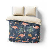 Flamingo Paradise Mockup Overhead Natural