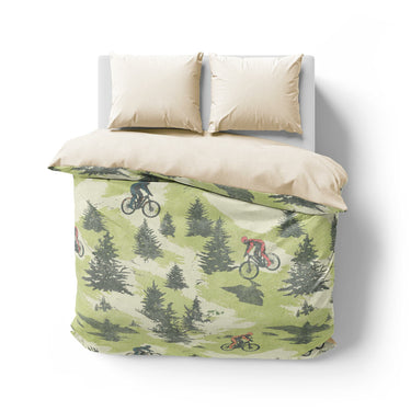 Mountain Bike Park Mockup Overhead Natural