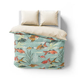 Fish Tank Mockup Overhead Natural