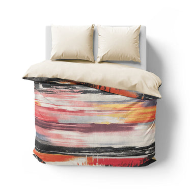 Jörgan Red & Black Mockup Overhead Natural