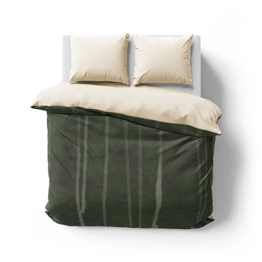 Felix Bleach Dye Olive Green Mockup Overhead Natural