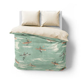 Open Water Kayakers Mockup Overhead Natural