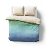 Micah Watercolor Blue & Green Mockup Overhead Natural