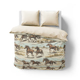 Wild Horses Mockup Overhead Natural