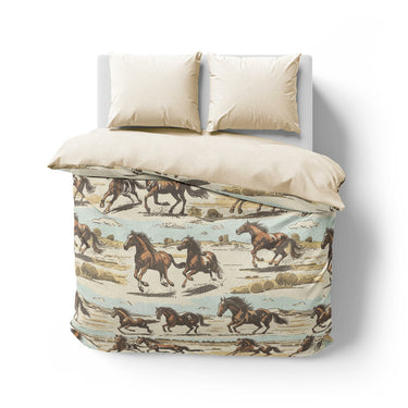 Wild Horses Mockup Overhead Natural